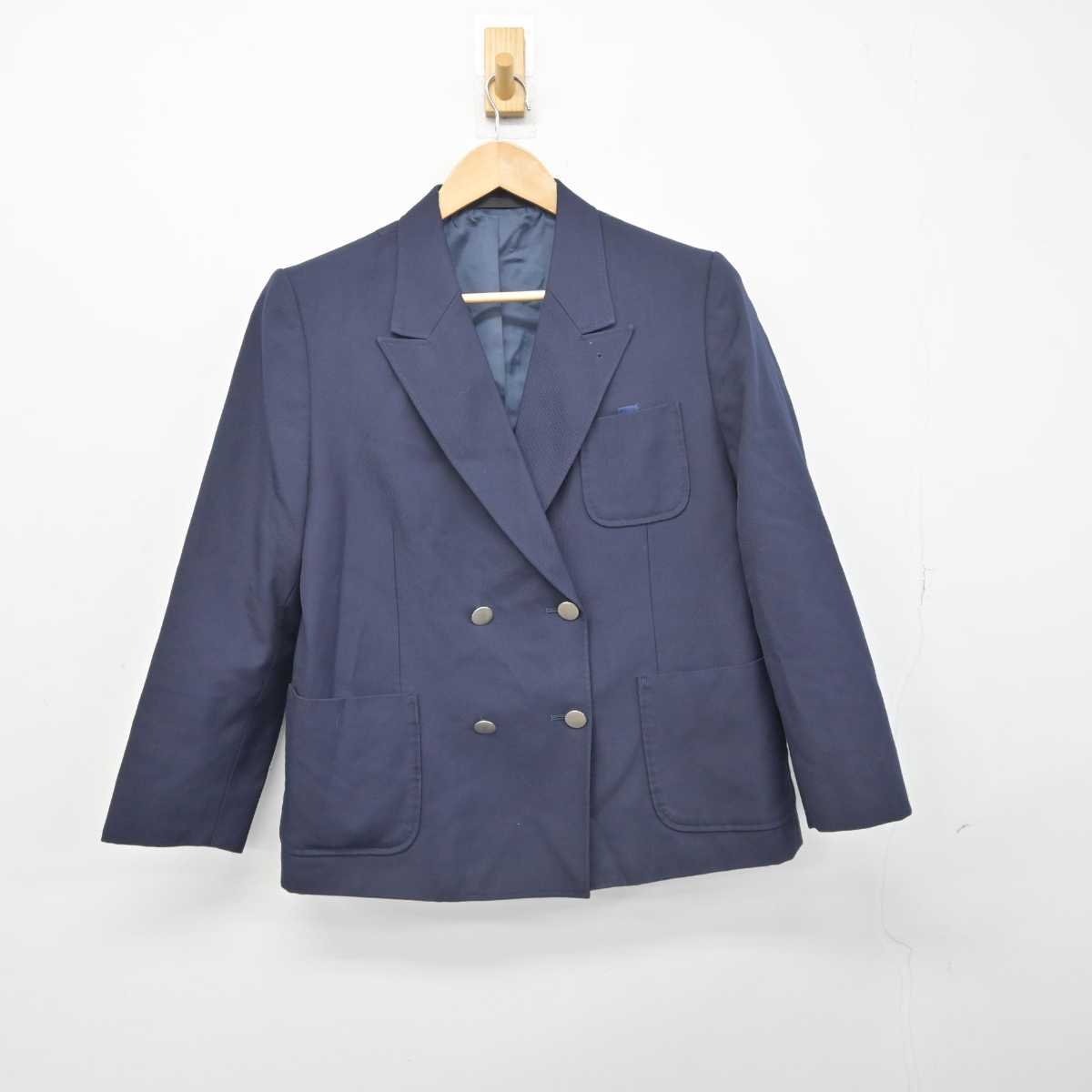 【中古】宮城県 仙台市立幸町中学校 女子制服 3点 (ブレザー・スカート) sf046071