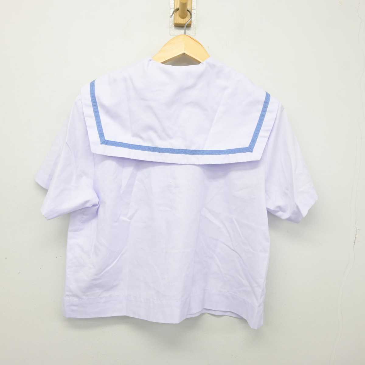 【中古】沖縄県 名護中学校 女子制服 3点 (セーラー服・スカート) sf046090