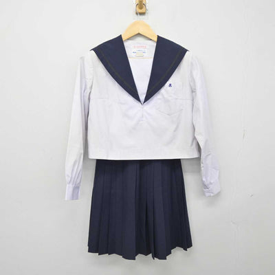 【中古】愛知県 熱田高等学校 女子制服 2点 (セーラー服・スカート) sf046092