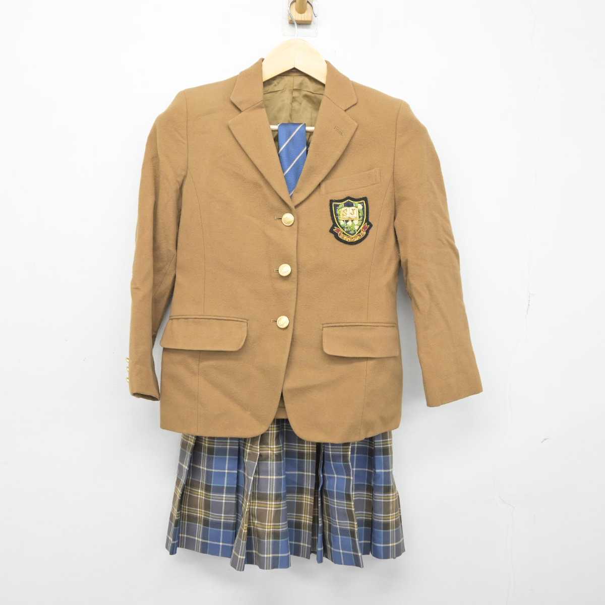 【中古】東京都 品川女子学院中等部高等部 女子制服 3点 (ブレザー・スカート) sf046094