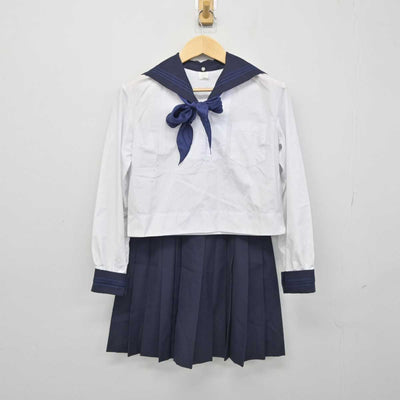 【中古】東京都 東京学芸大学附属高等学校 女子制服 4点 (セーラー服・シャツ・スカート) sf046104