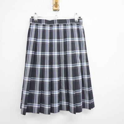 【中古】長崎県 長崎明誠高等学校 女子制服 4点 (ニットベスト・シャツ・スカート) sf046110