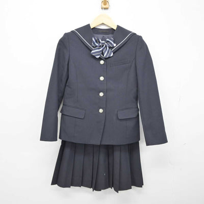 【中古】新潟県 高志中等教育学校 女子制服 3点 (ブレザー・スカート) sf046117