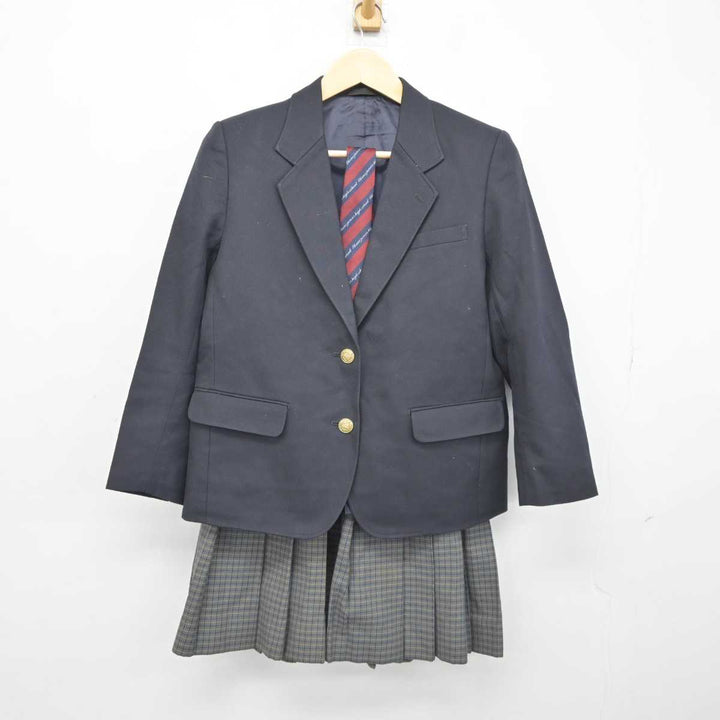 【中古】神奈川県 横浜市立岡野中学校 女子制服 3点 (ブレザー・スカート) sf046120