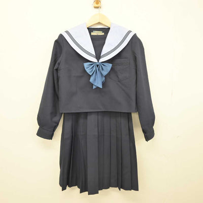 【中古】大阪府 東大阪市立玉川中学校 女子制服 3点 (セーラー服・スカート) sf046124