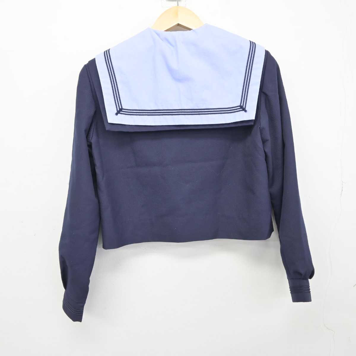 【中古】大阪府 東大阪市立玉川中学校 女子制服 3点 (セーラー服・スカート) sf046125