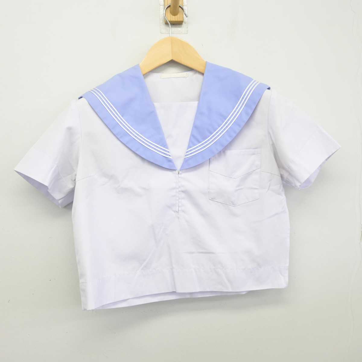 【中古】大阪府 東大阪市立玉川中学校 女子制服 2点 (セーラー服・スカート) sf046128