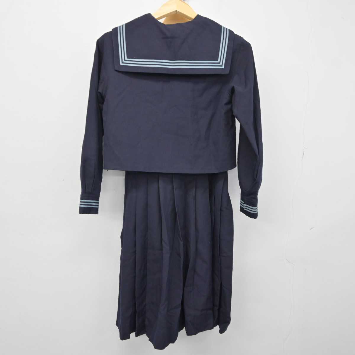 【中古】東京都 大妻中野中学校 女子制服 3点 (セーラー服・ジャンパースカート) sf046144