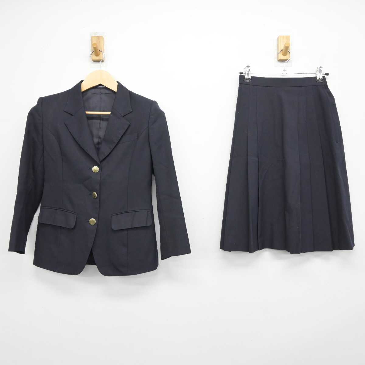 【中古】東京都 日本大学第一高等学校 女子制服 2点 (ブレザー・スカート) sf046152