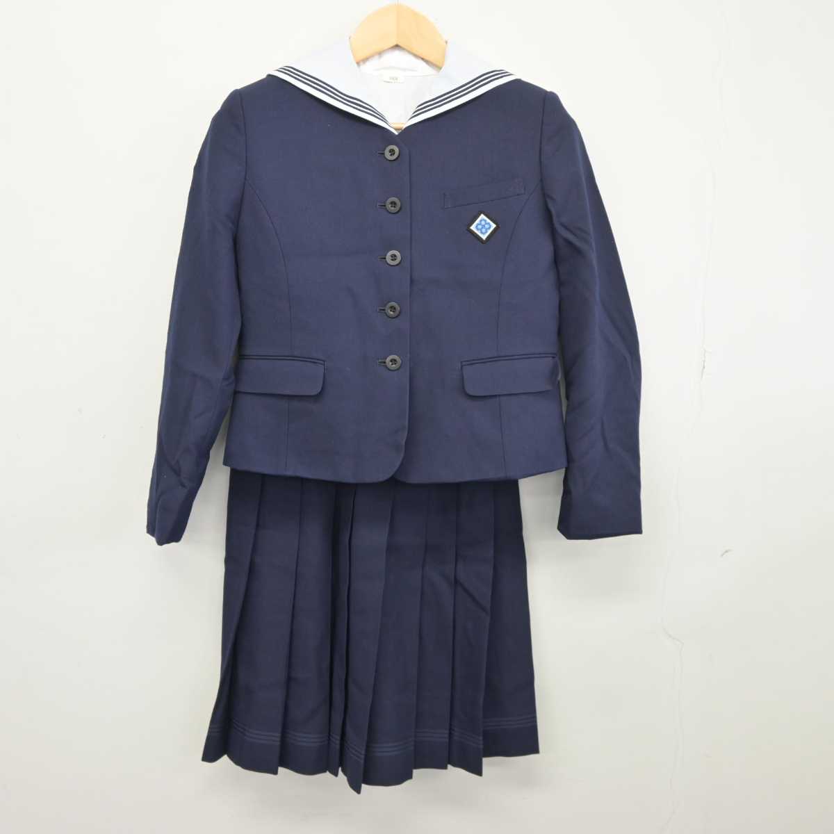 【中古】長崎県 活水高等学校 女子制服 3点 (ブレザー・セーラー服・スカート) sf046168