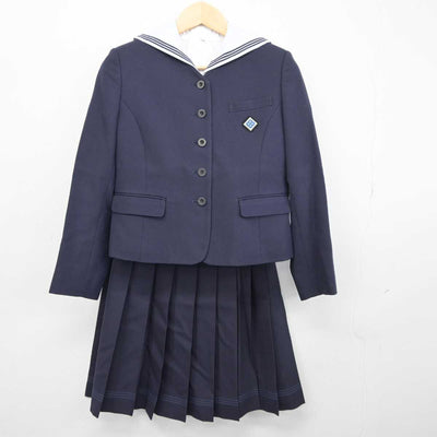 【中古】長崎県 活水高等学校 女子制服 3点 (ブレザー・セーラー服・スカート) sf046169