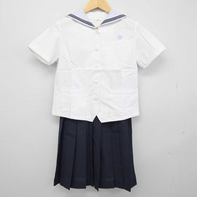 【中古】長崎県 活水高等学校 女子制服 2点 (セーラー服・スカート) sf046173