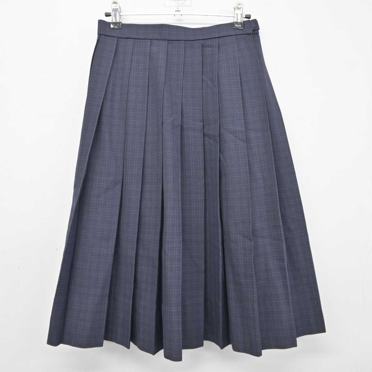 【中古】福岡県 老司中学校 女子制服 5点 (ブレザー・シャツ・スカート) sf046176