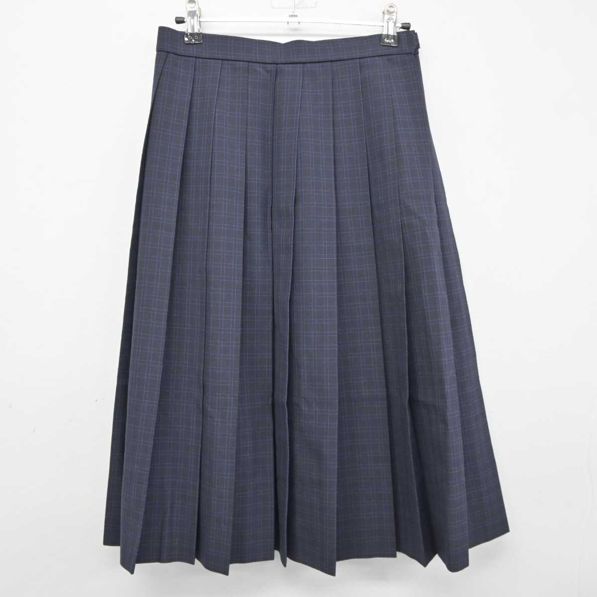 【中古】福岡県 老司中学校 女子制服 3点 (シャツ・スカート) sf046177