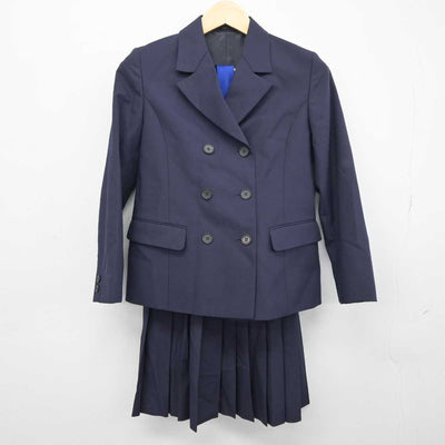 【中古】愛媛県 上浮穴高等学校 女子制服 5点 (ブレザー・ベスト・スカート) sf046184