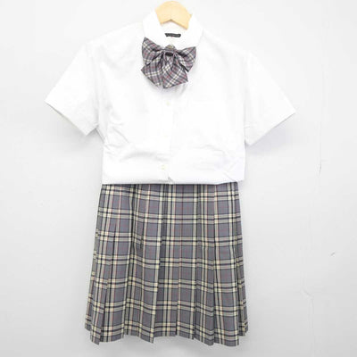 【中古】福岡県 福岡芸術高等学校 女子制服 3点 (シャツ・スカート) sf046193