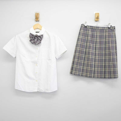 【中古】福岡県 福岡芸術高等学校 女子制服 3点 (シャツ・スカート) sf046193