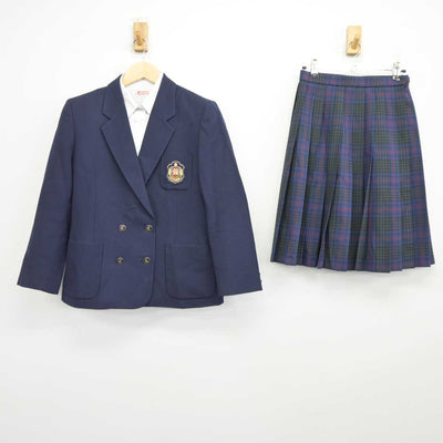 【中古】東京都 江戸川女子高等学校 女子制服 3点 (ブレザー・シャツ・スカート) sf046195