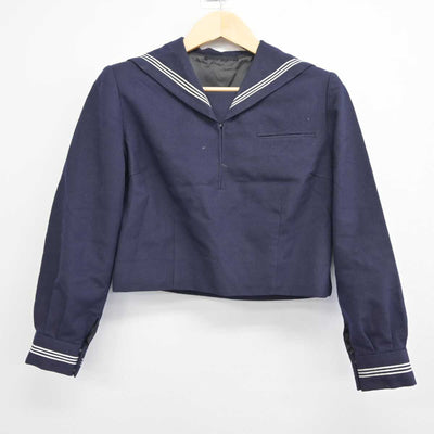 【中古】東京都 八潮高等学校 女子制服 3点 (セーラー服・スカート・スカート) sf046201