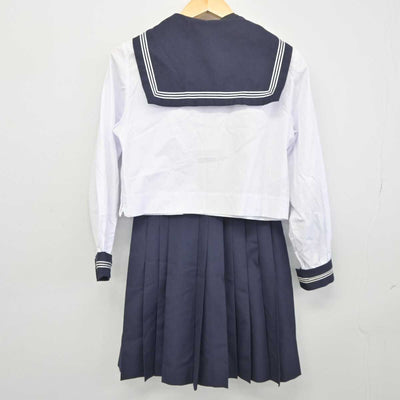 【中古】東京都 八潮高等学校 女子制服 3点 (セーラー服・スカート) sf046202