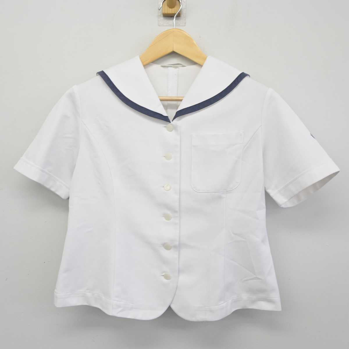 【中古】愛知県 桃陵高等学校 女子制服 2点 (セーラー服・スカート) sf046209