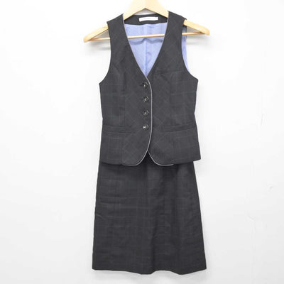 【中古】 事務服 女子制服 3点 (ジャケット・ベスト・スカート) sf046219