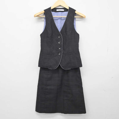 【中古】 事務服 女子制服 3点 (ジャケット・ベスト・スカート) sf046220