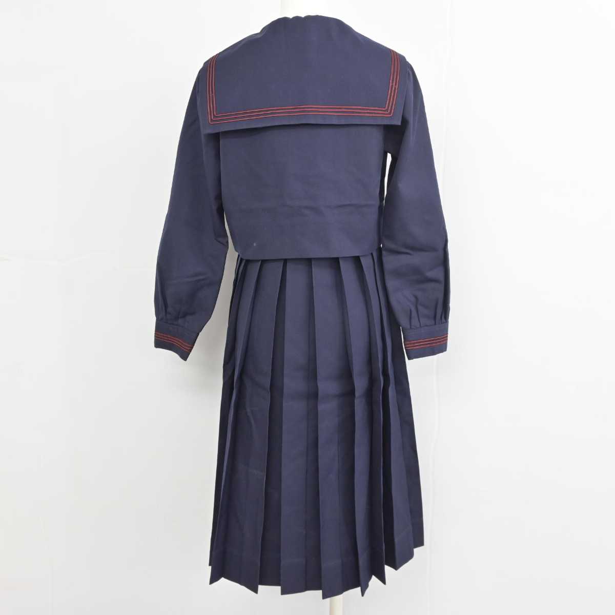 中古】福岡県 福岡女学院高等学校 女子制服 3点 (セーラー服・ジャンパースカート) sf046223 | 中古制服通販パレイド