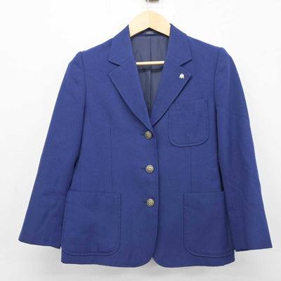 【中古】岩手県 松園中学校 女子制服 4点 (ブレザー・スカート) sf046226