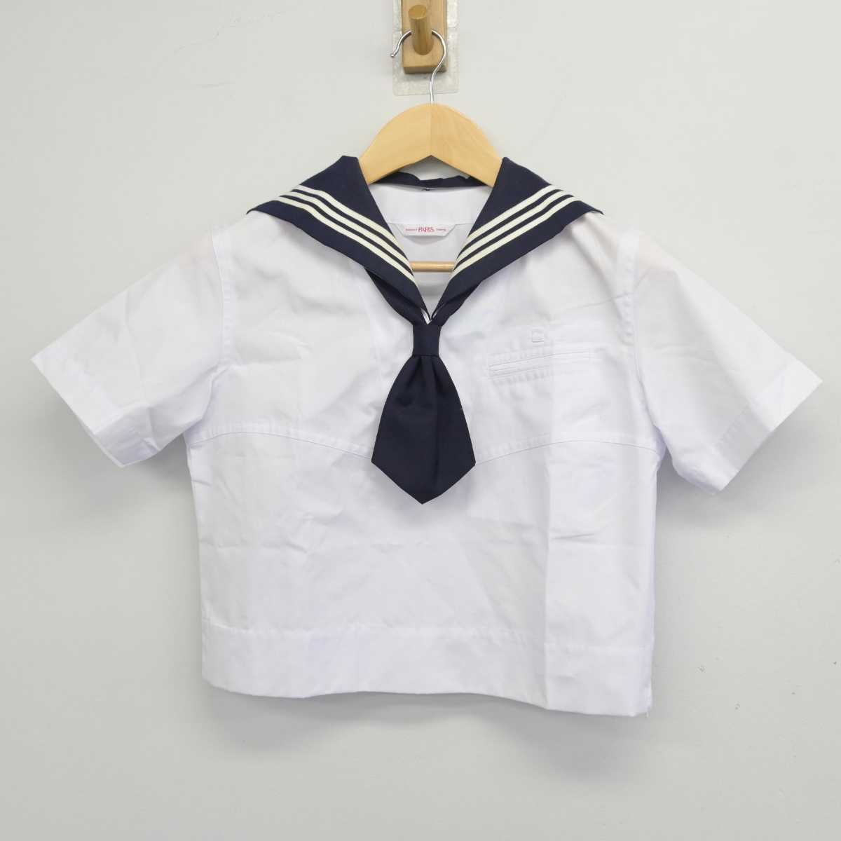 【中古】東京都 十文字高等学校 女子制服 5点 (セーラー服) sf046239