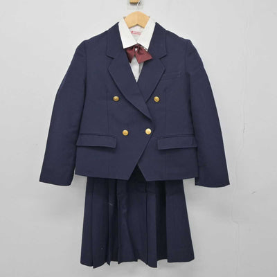 【中古】香川県 高松商業高等学校 女子制服 5点 (ブレザー・シャツ・ベスト・スカート) sf046242