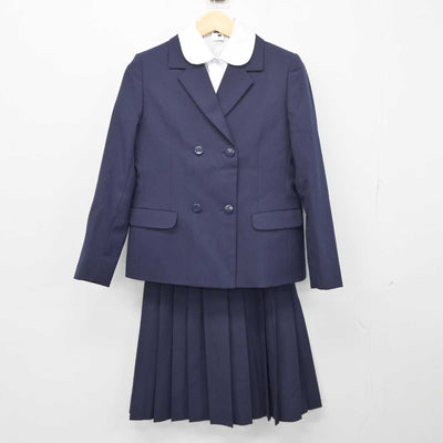 【中古】神奈川県 井田中学校 女子制服 4点 (ブレザー・シャツ・ベスト・スカート) sf046248