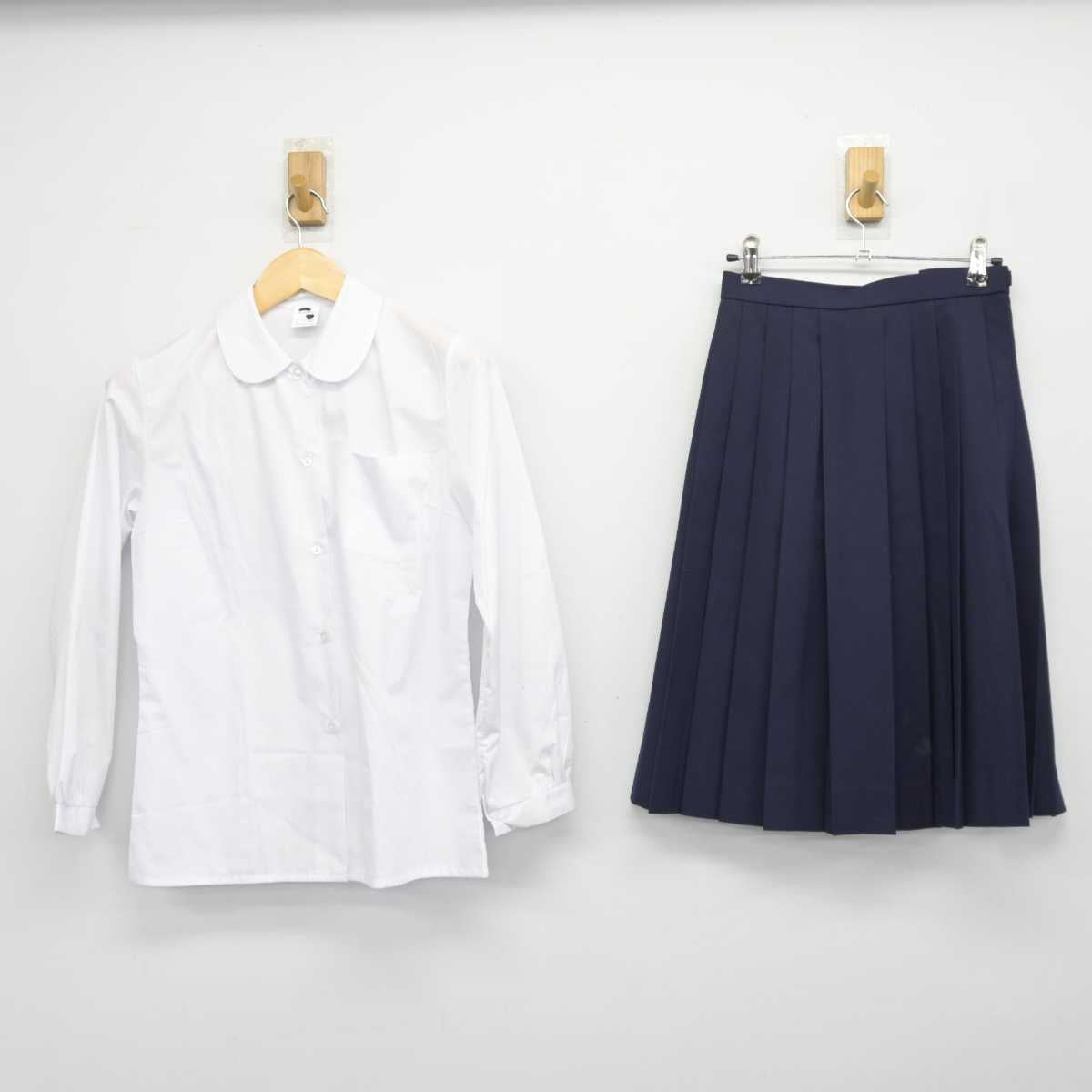 【中古】神奈川県 井田中学校 女子制服 4点 (ブレザー・シャツ・ベスト・スカート) sf046248