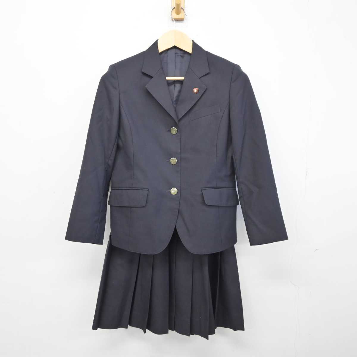 【中古】埼玉県 春日部東高等学校 女子制服 4点 (ブレザー・ベスト・スカート) sf046258