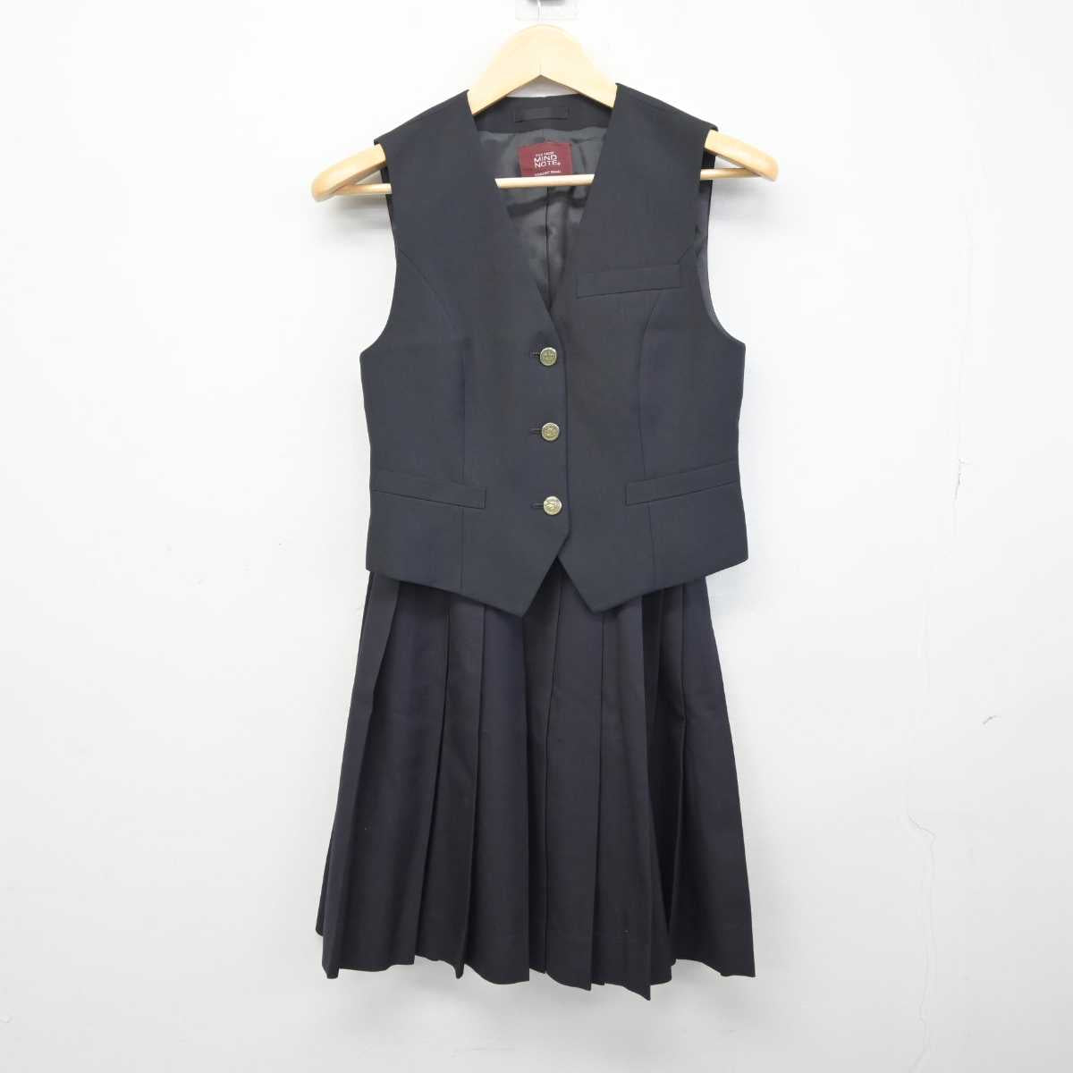 【中古】埼玉県 春日部東高等学校 女子制服 4点 (ブレザー・ベスト・スカート) sf046258