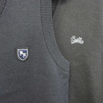 【中古】埼玉県 春日部東高等学校 女子制服 3点 (ニット・ニットベスト・スカート) sf046259