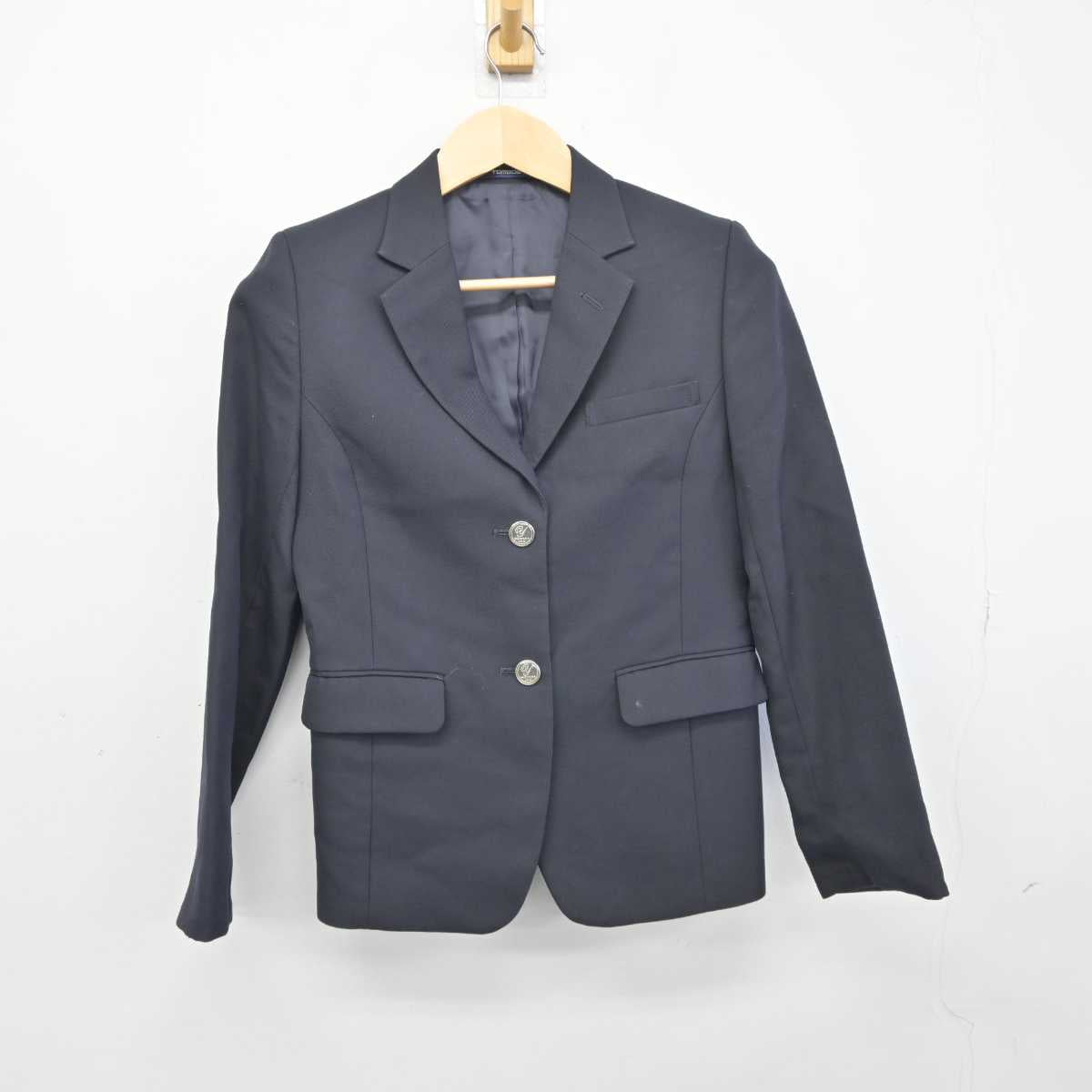 【中古】東京都 横山中学校 女子制服 3点 (ブレザー・スカート) sf046265