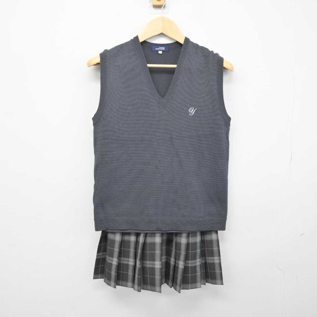 【中古】東京都 横山中学校 女子制服 2点 (ニットベスト・スカート) sf046266 | 中古制服通販パレイド