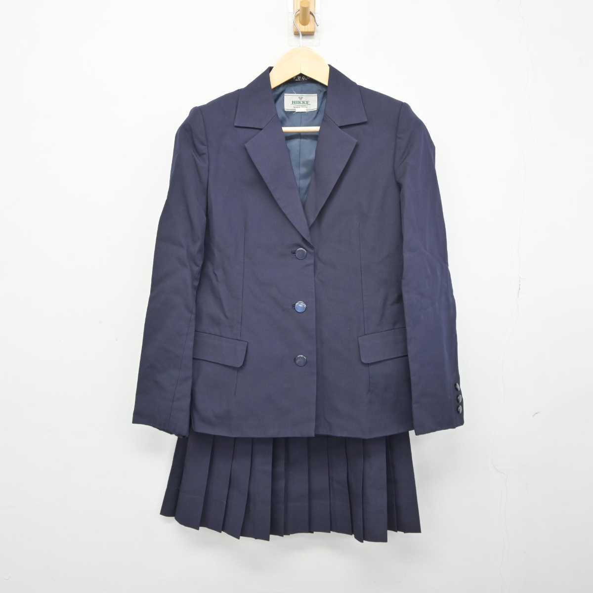 【中古】島根県 松江北高等学校 女子制服 2点 (ブレザー・スカート) sf046275