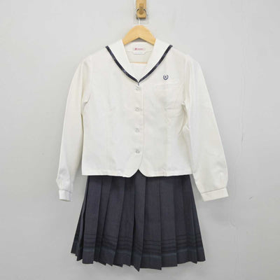 【中古】福井県 武生商工高等学校 女子制服 3点 (シャツ・スカート) sf046284