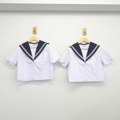 【中古】愛知県 富田中学校 女子制服 3点 (セーラー服・スカート) sf046290