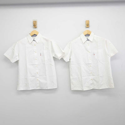 【中古】東京都 貞静学園中学校・高等学校 女子制服 2点 (シャツ) sf046296