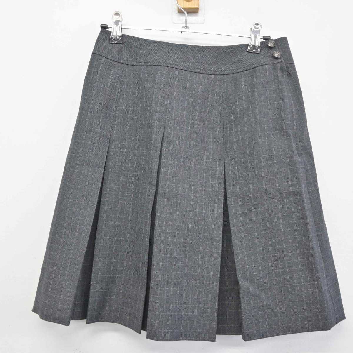 【中古】東京都 大成高等学校 女子制服 4点 (ブレザー・ニット・シャツ・スカート) sf046299