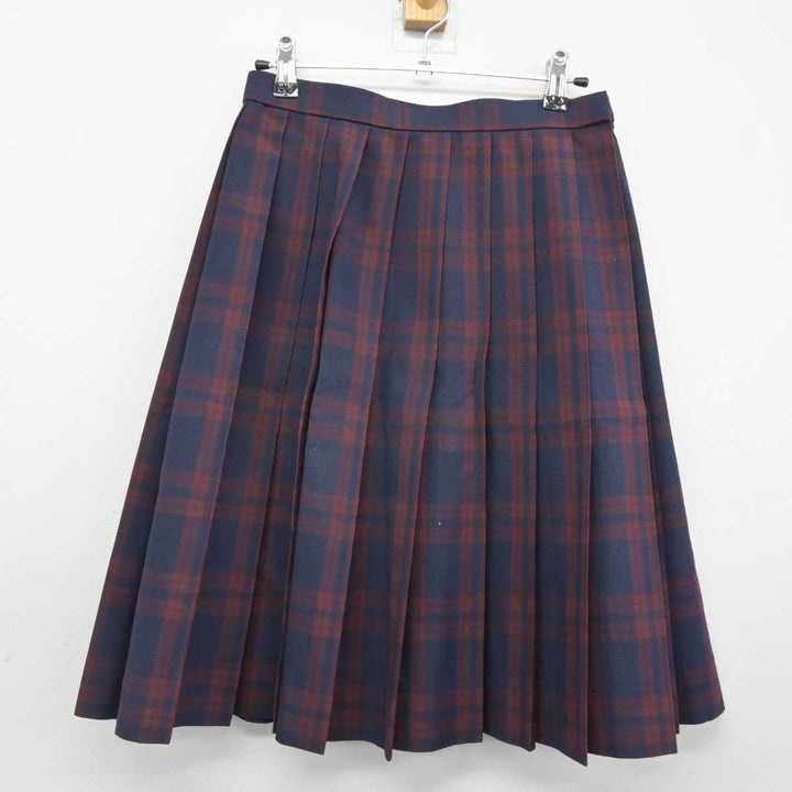 中古】福島県 あさか開成高等学校 女子制服 2点 (ニットベスト 