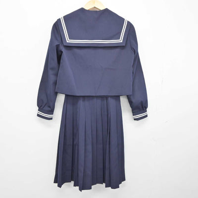 【中古】青森県 鶴田中学校 女子制服 3点 (セーラー服・スカート) sf046310