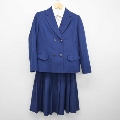 【中古】千葉県 検見川高等学校 女子制服 3点 (ブレザー・シャツ・スカート) sf046311