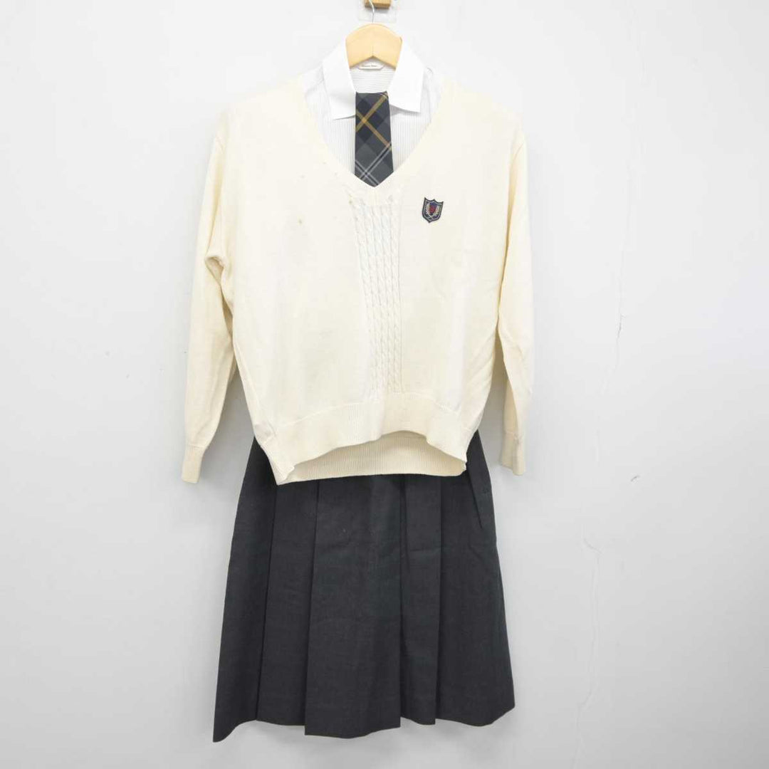 中古】東京都 桜丘中学校高等学校 女子制服 5点 (ブレザー・ニット・シャツ・スカート) sf046315 | 中古制服通販パレイド