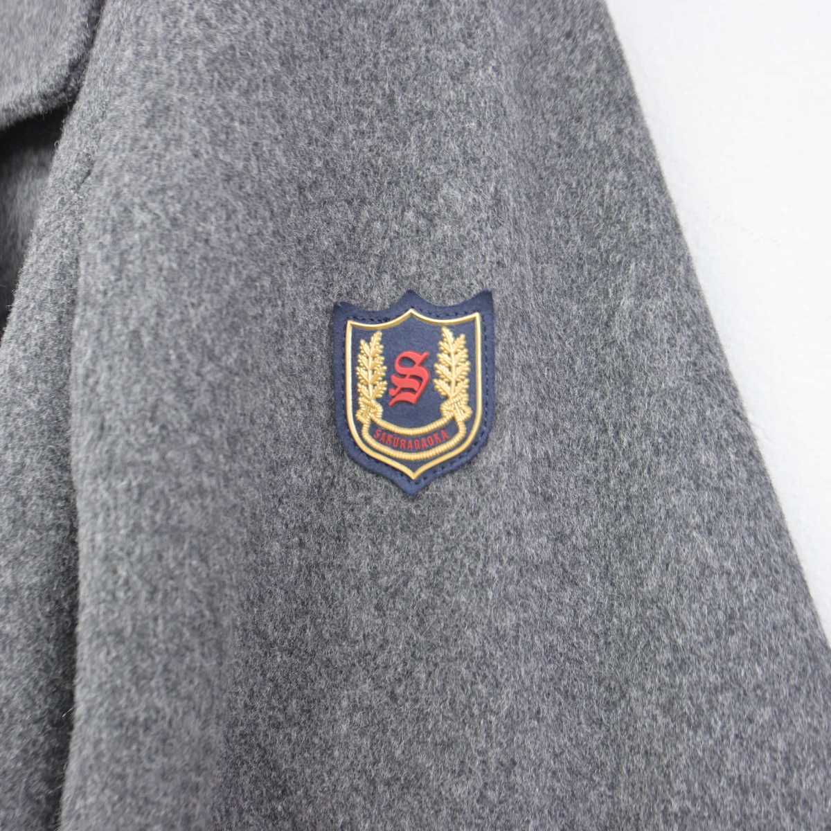 【中古】東京都 桜丘中学校高等学校 女子制服 1点 (コート) sf046322