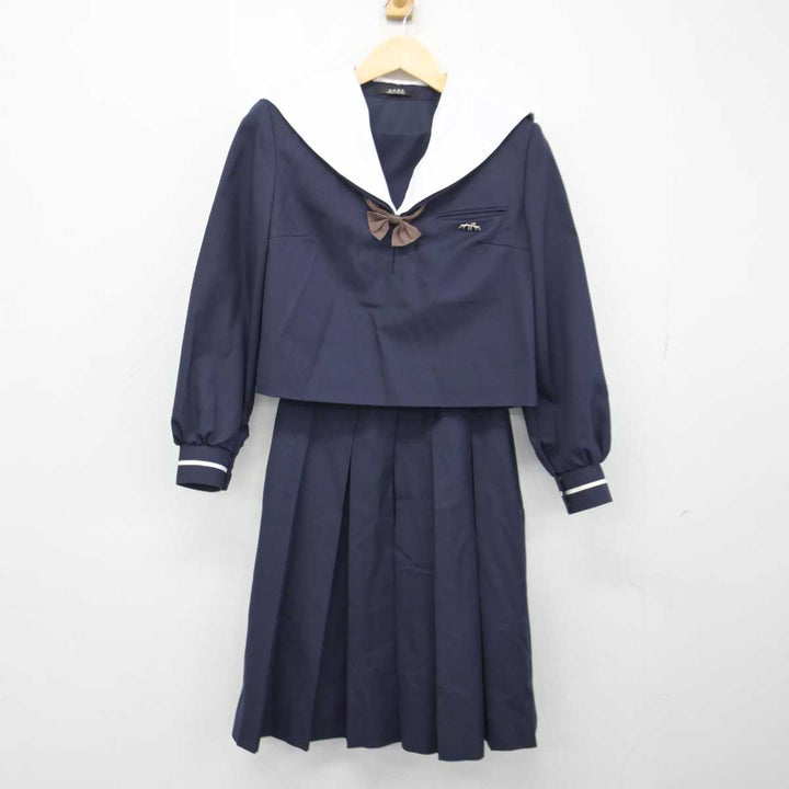 【中古】静岡県 静岡市立高等学校 女子制服 3点 (セーラー服・スカート) sf046333 | 中古制服通販パレイド