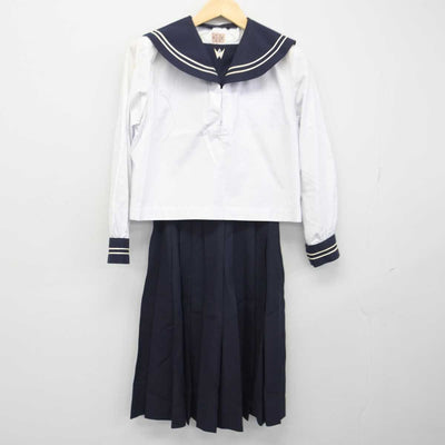 【中古】岩手県 盛岡北高等学校 女子制服 2点 (セーラー服・スカート) sf046338